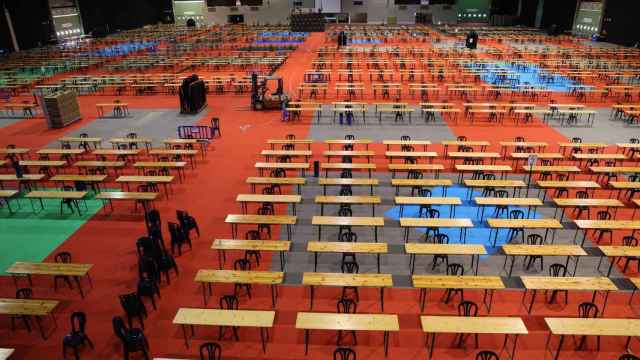 Recinto ferial de Silleda donde se realizan oposiciones en Galicia.