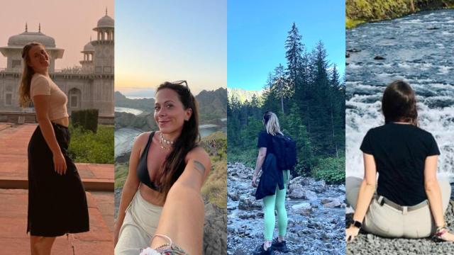 Coco, Ana, Adriana y Lucía, mujeres que han viajado solas.
