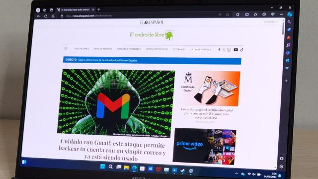 Ordenador portátil con Windows 11
