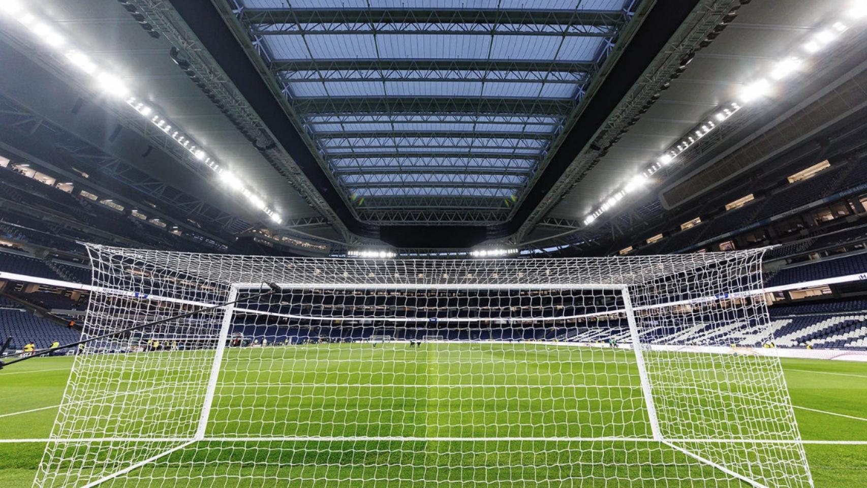 El estadio Santiago Bernabéu, antes de un partido del Real Madrid