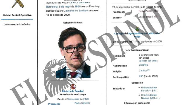 Informe de la UCO que incluye las conversaciones que aluden a Illa.