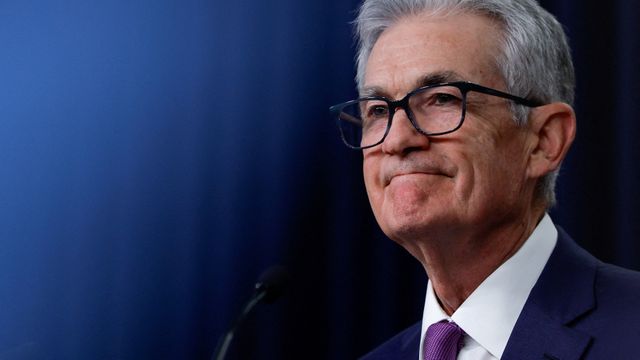 El presidente de la Fed, Jerome Powell, durante una rueda de prensa en Washington.