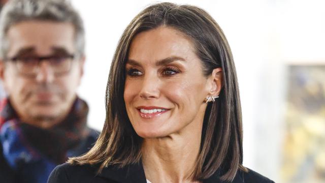 La Reina Letizia durante su visita a Arco.