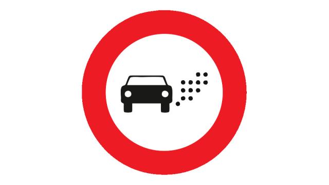 La nueva señal de la DGT R-120.