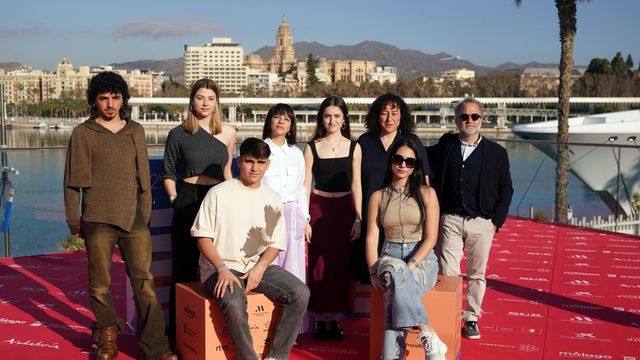 Photocall de ‘As neves’ en el Festival de Málaga.
