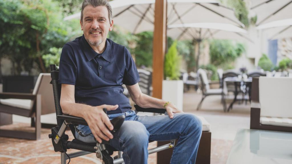 Juan Carlos Unzué, paciente de ELA, en una foto de archivo.