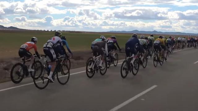 Un instante de la prueba amateur.