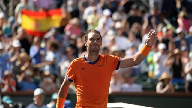 Rafa Nadal en la imagen publicada en X para anunciar su retirada del torneo.
