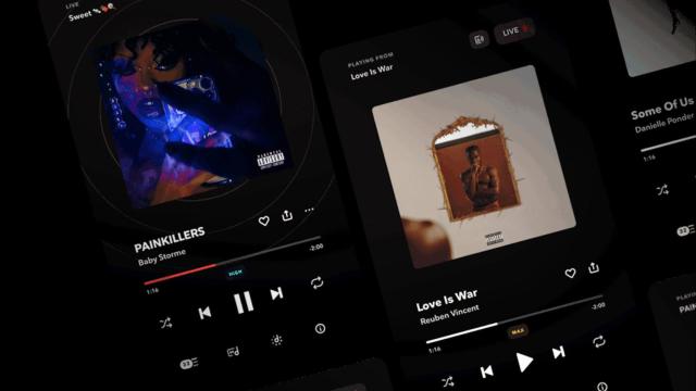 App móvil de Tidal