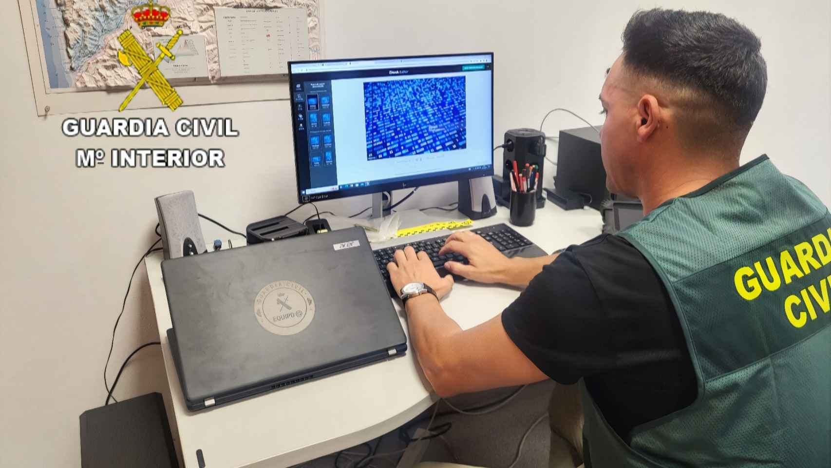 Imagen de archivo de la unidad de ciberdelitos de la Guardia Civil.