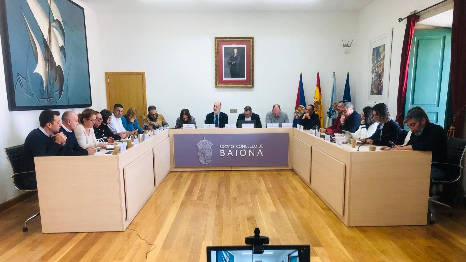Pleno del Concello de Baiona.