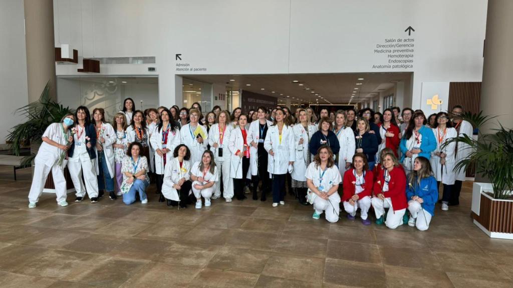 Trabajadoras sanitarias del Hospital de Salamanca