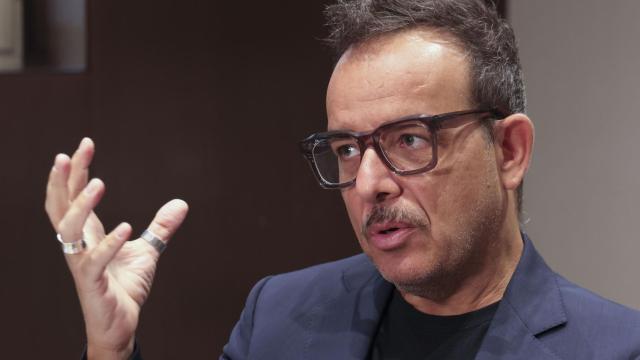 Àngel Llàcer durante una entrevista el miércoles, 6 de marzo.