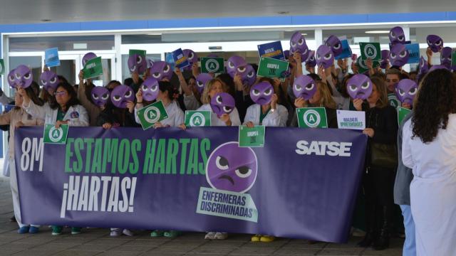 Protesta en Toledo. Foto: SATSE.
