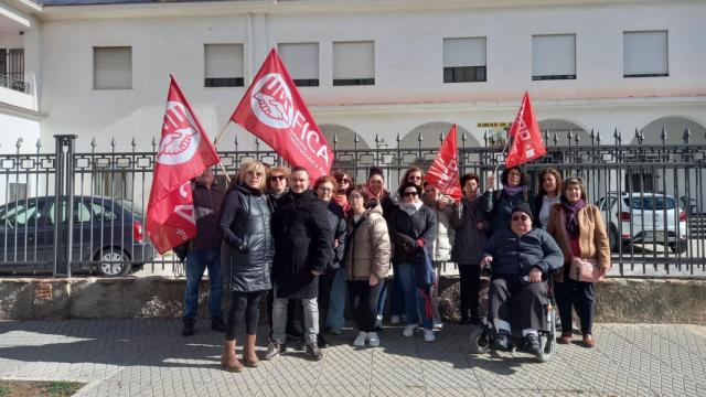 Protestas de los trabajadores. Foto: UGT.
