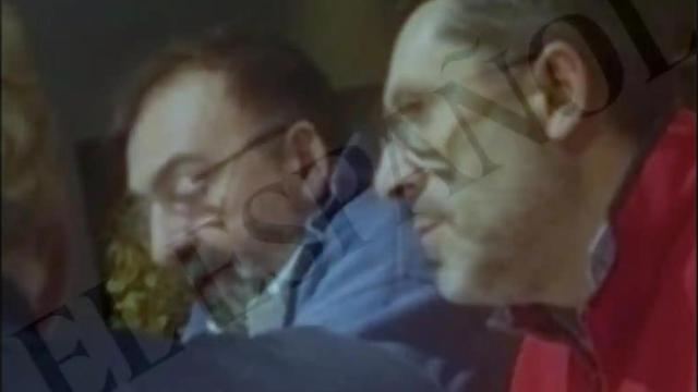 Koldo y el empresario Ruz, en la marisquería La Chalana el 8 de febrero de 2023.