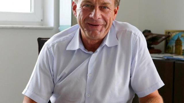 Arne Christiani, alcalde de Grünheide.