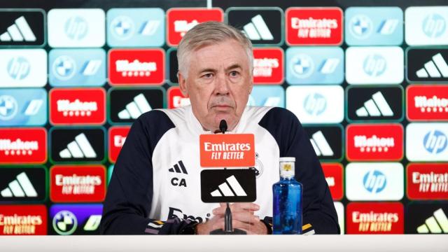 Carlo Ancelotti, en rueda de prensa
