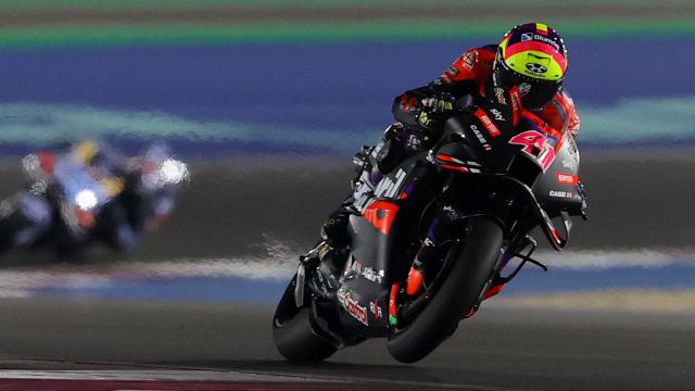 Aleix Espargaró, en el Gran Premio de Qatar.