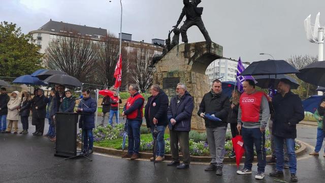 Ofrenda floral por el 10M en Ferrol