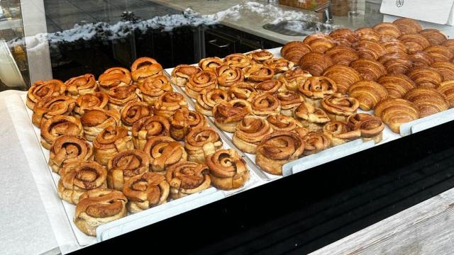 El escaparate de una de las pastelerías más famosas de Oslo.