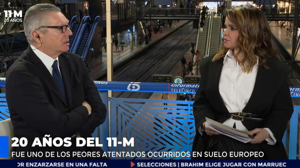 Carme Chaparro ha entrevistado a Alberto Ruiz Gallardón este lunes, 11 de marzo.