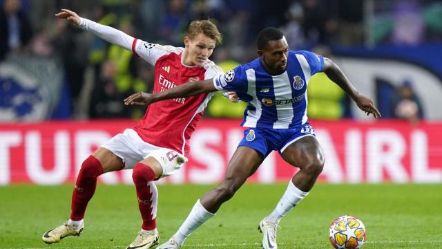 Odegaard y Otavio, en el Oporto - Arsenal