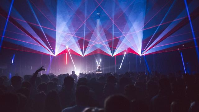 Una de las salas de la discoteca SWG3.