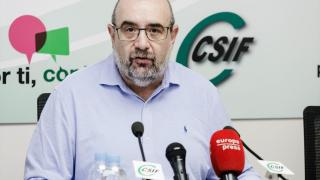 El presidente de la Central Sindical Independiente y de Funcionarios (CSIF), Miguel Borra.