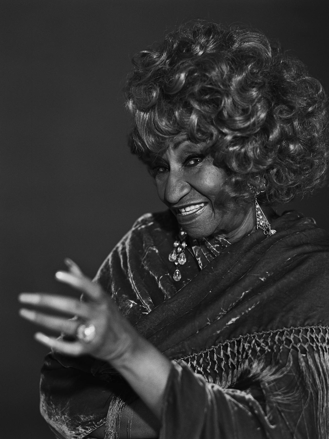 Celia Cruz retratada por Javier Salas.