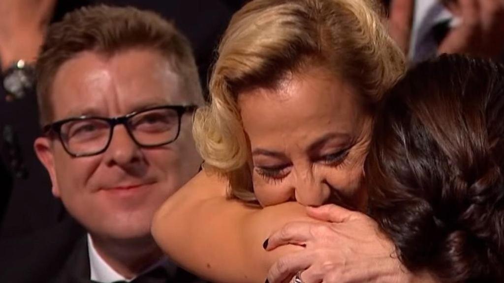 Vicente, la pareja de Carmen Machi en una gala de los Goya.