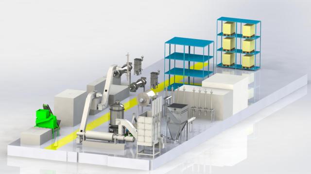 Recreación de la Superplant que Greene tendrá en Elche Parque Industial.