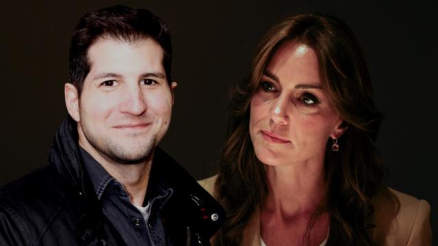 Julián Contreras y Kate Middleton en un fotomontaje.