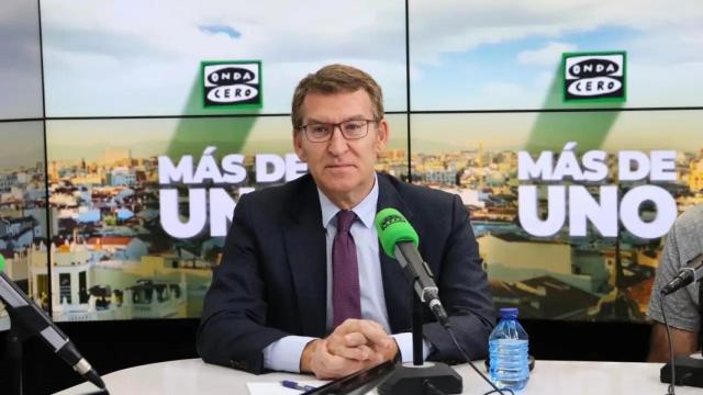 Núñez Feijóo, este martes en Onda Cero.