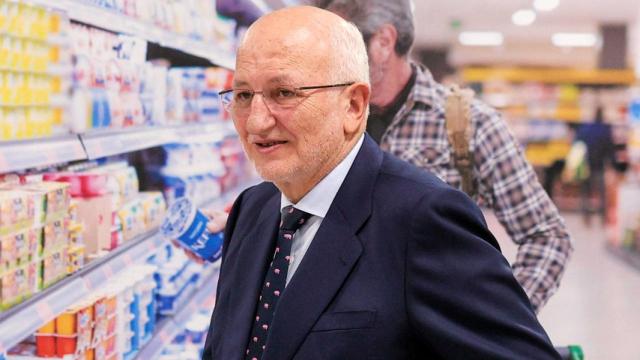 Juan Roig, este martes tras la presentación de los resultados de Mercadona. EE