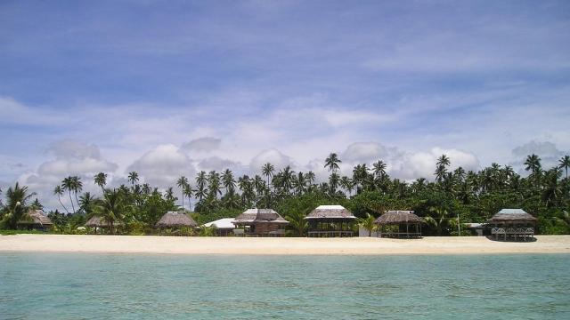 Playa paradisíaca en Tonga.