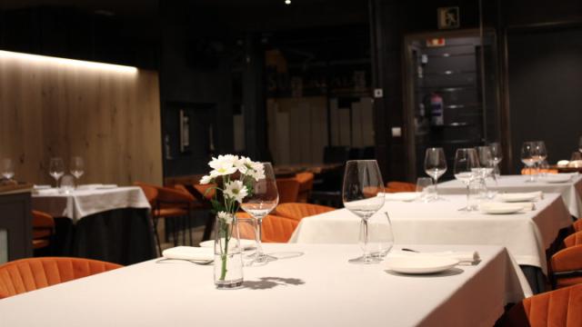El interior del restaurante bilbaíno.