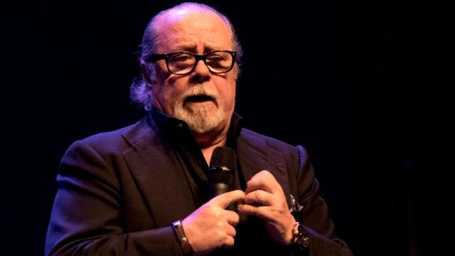 El humorista Paco Arévalo durante una gala en Cartagena en 2018.