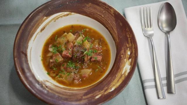 Uno de los platos del restaurante.