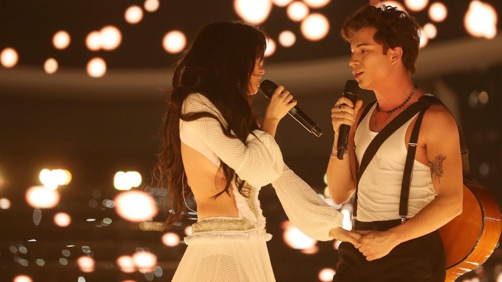 Nerea y Raoul en 'Tu cara me suena'.