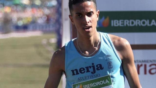 Ouassim Oumaiz durante una competición