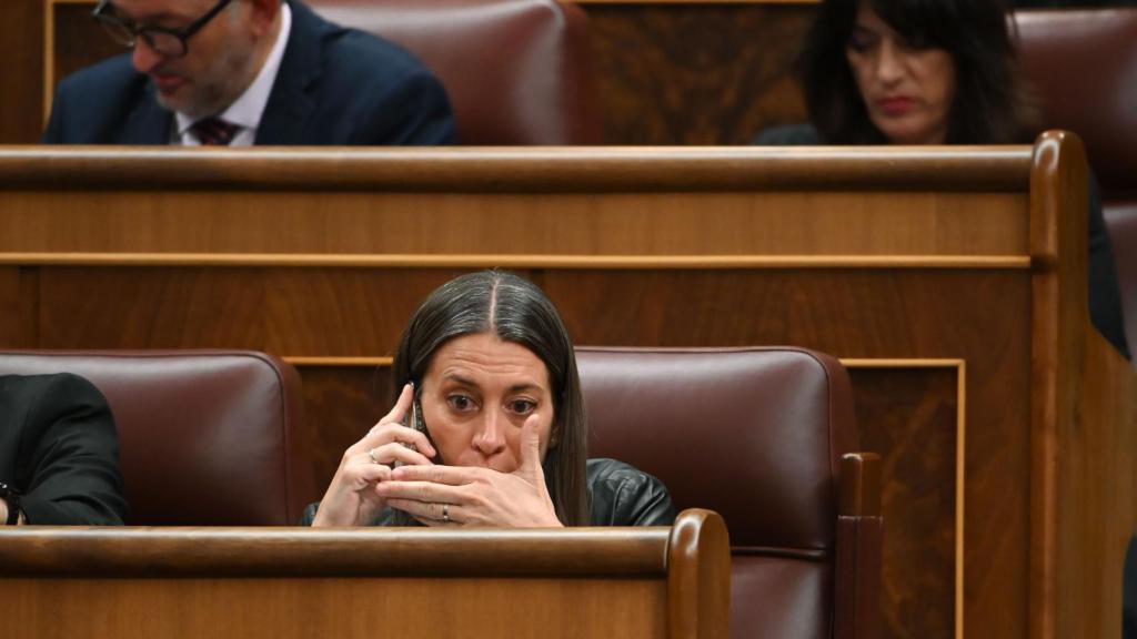 La portavoz de Junts en el Congreso de los Diputados, Míriam Nogueras, este martes en el Congreso de los Diputados.