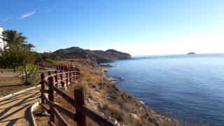 Un tramo del sendero de la Costa de Villajoyosa.