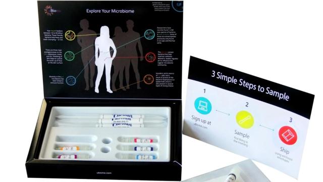 El test de microbioma de Ubiome, una empresa acusada de fraude en EEUU.