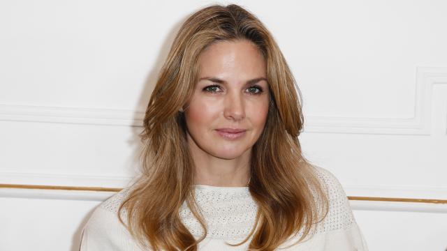 La mexicana Genoveva Casanova en un acto público en Madrid, en abril de 2019.