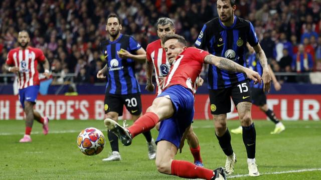 Saúl Ñíguez, contra el Inter de Milán