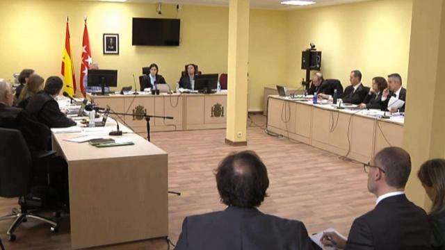 Un momento de la vista oral del juicio de la Superliga.