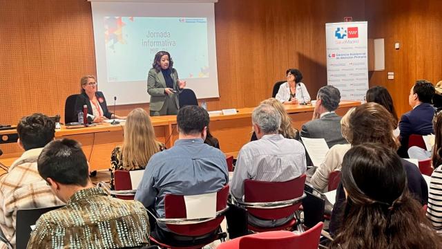 Fátima Matute en una imagen de archivo de una jornada informativa.