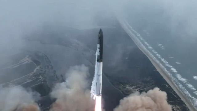 Starship en su tercer lanzamiento.