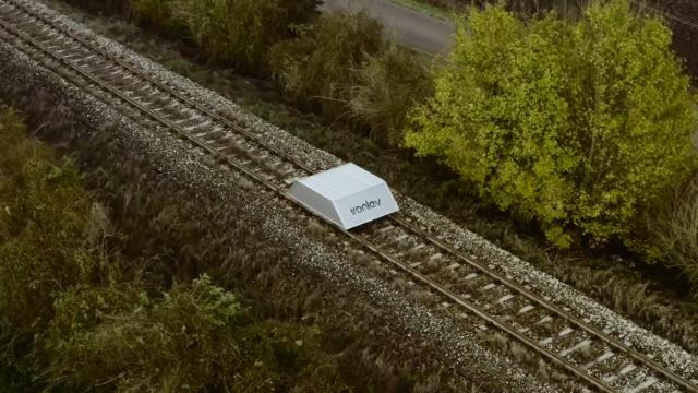 El tren de levitación magnética de IronLev.